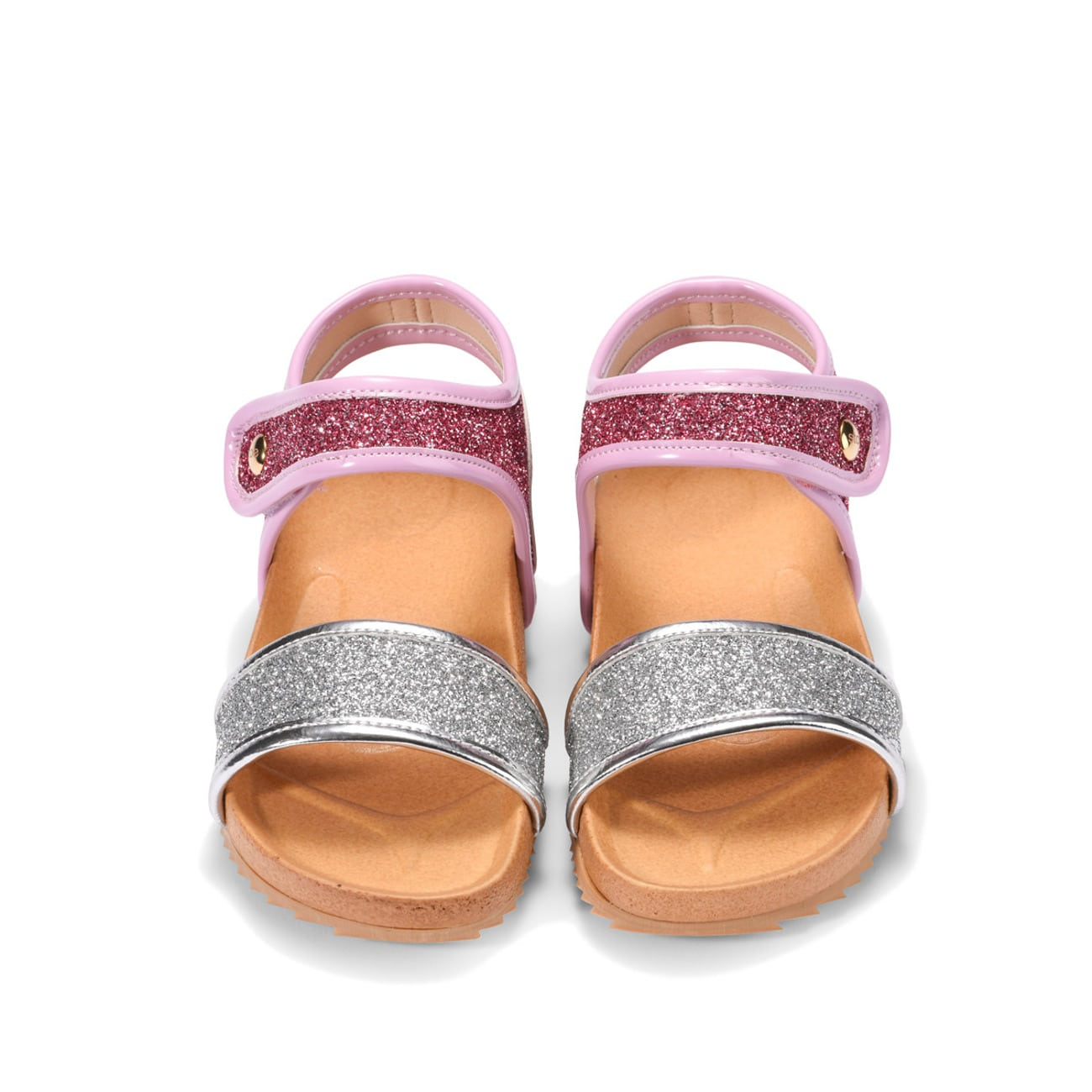 [스토] 키즈 디스코 샌들_pink&amp;silver (150,160,170)